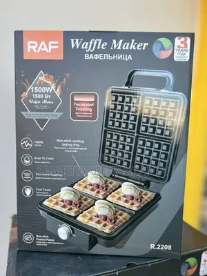 Electric Waffle Maker Compact And Easy To Clean, For Kitchen