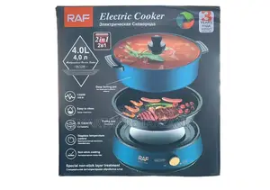 Electric Hot Pot Portable Electric Pan Non-stick Skillet