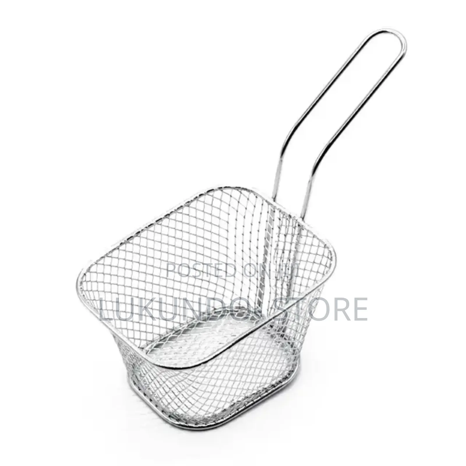1pc Serving Baskets Stainless Steel Fry Basket Mini