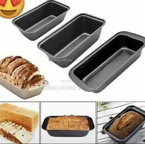 *Cake Loaf Baking Tin Set 3pcs 