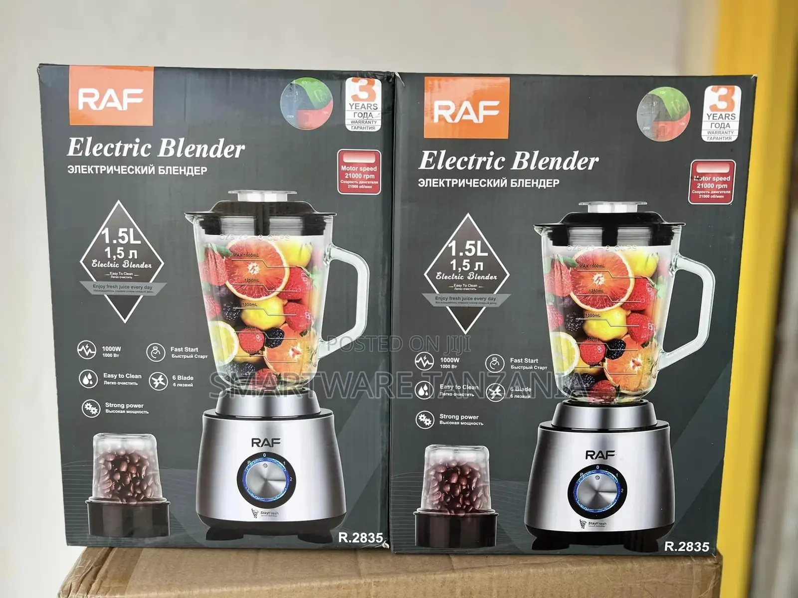 Smoothie Maker Blender, Electric Food Chopper, Spice Grinder