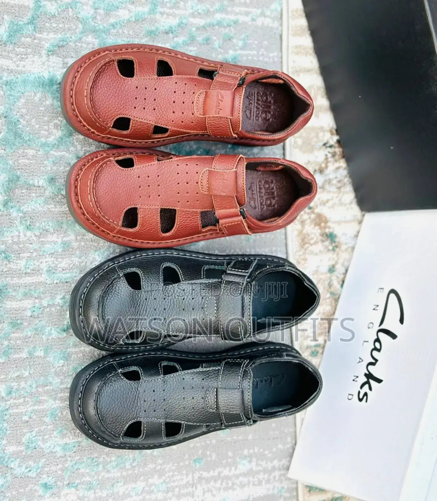 Full Box Leather Sandals