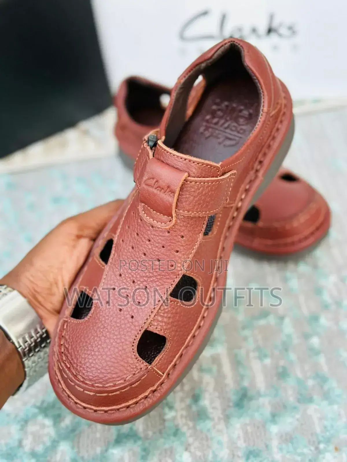Full Box Leather Sandals