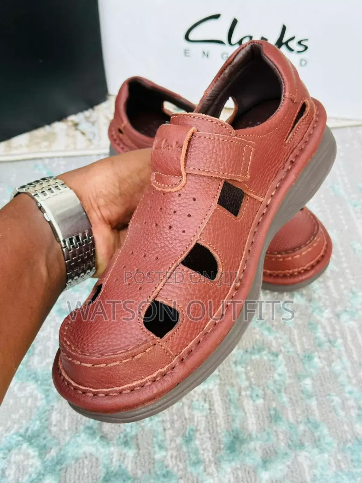 Full Box Leather Sandals