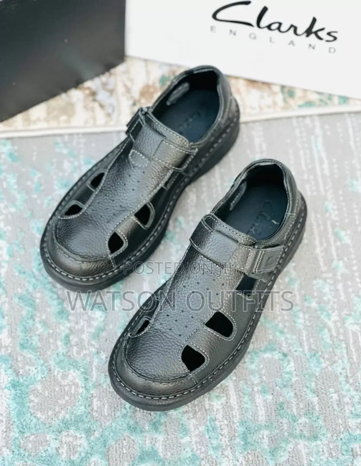 Full Box Leather Sandals