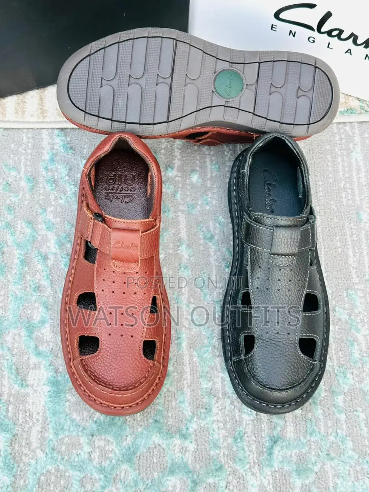 Full Box Leather Sandals