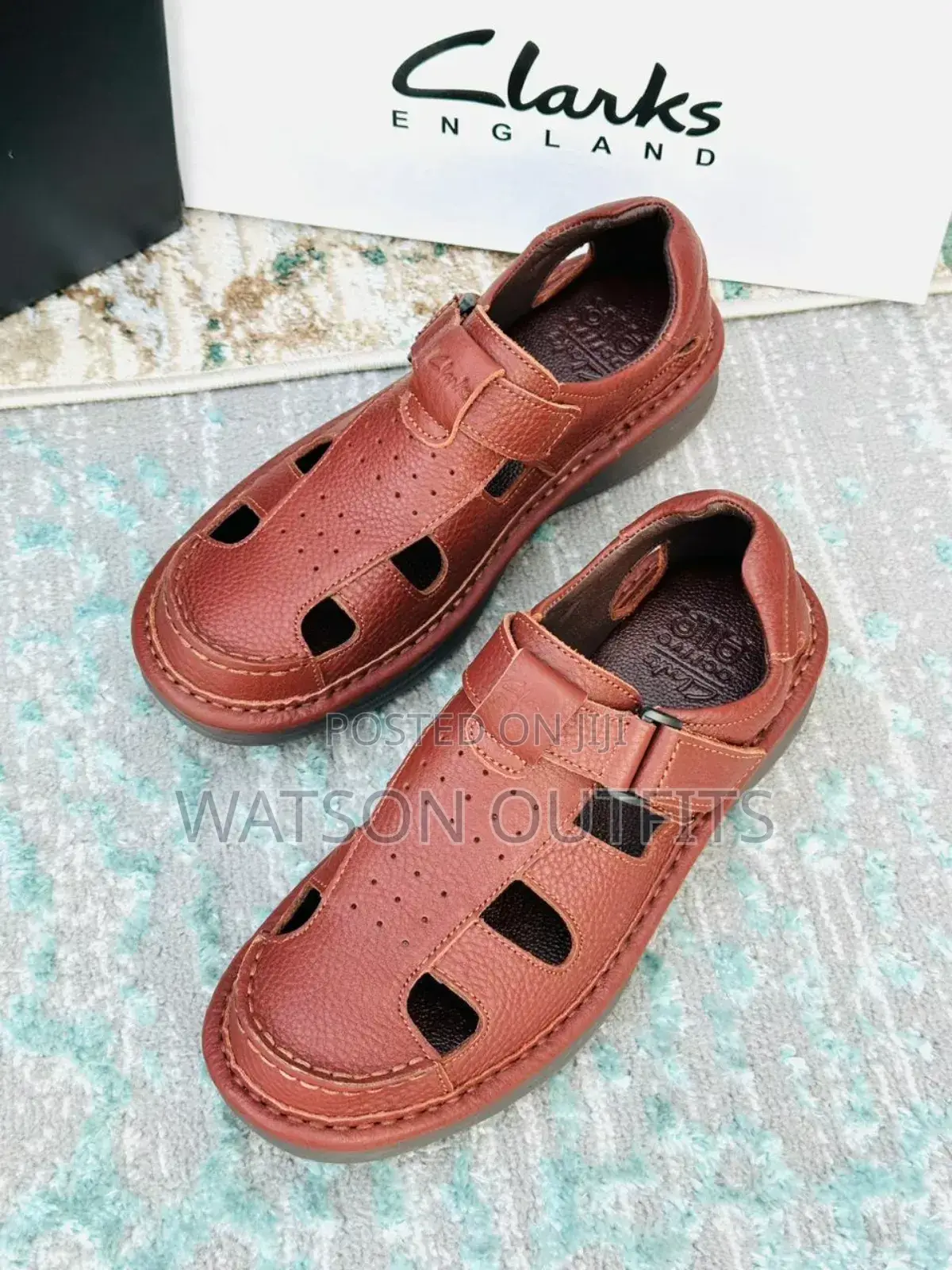 Full Box Leather Sandals