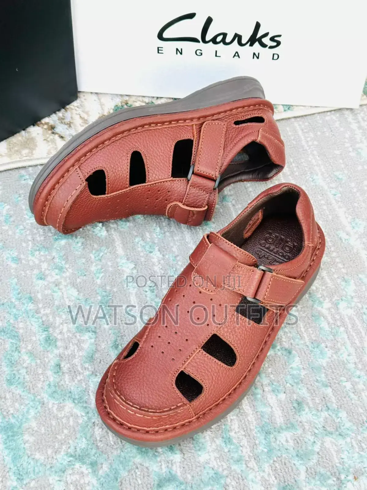 Full Box Leather Sandals