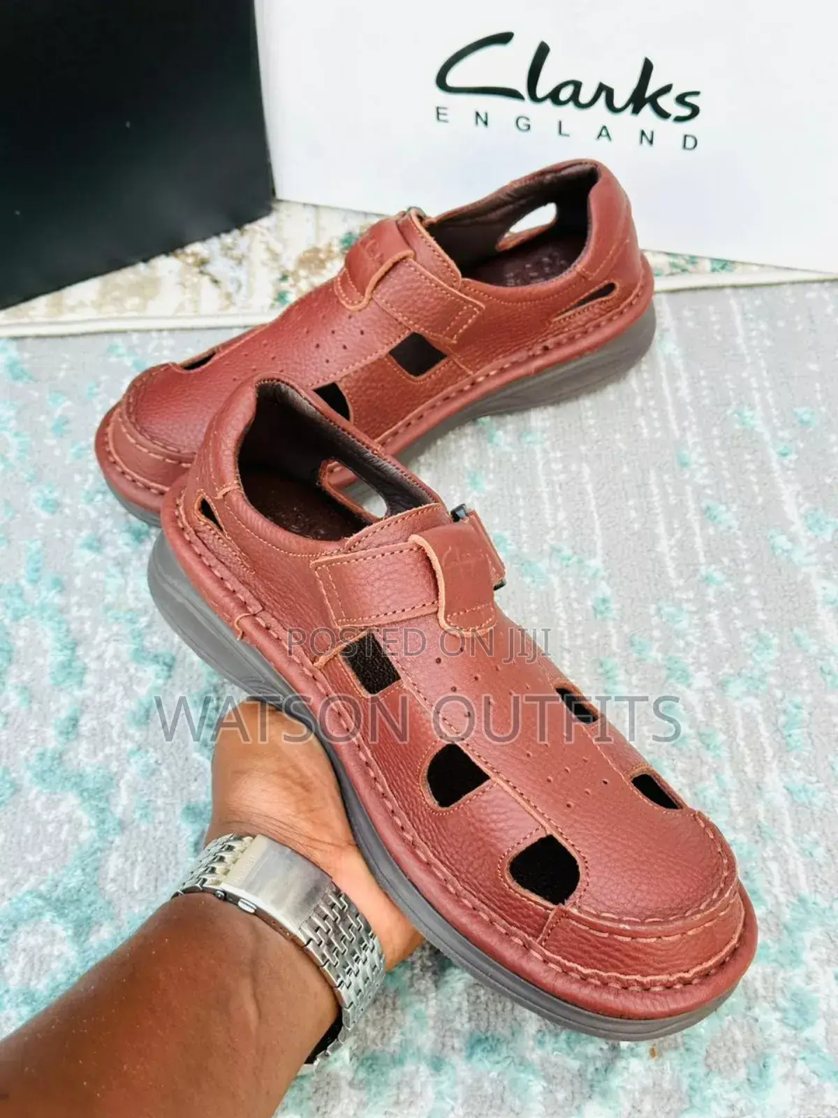 Full Box Leather Sandals