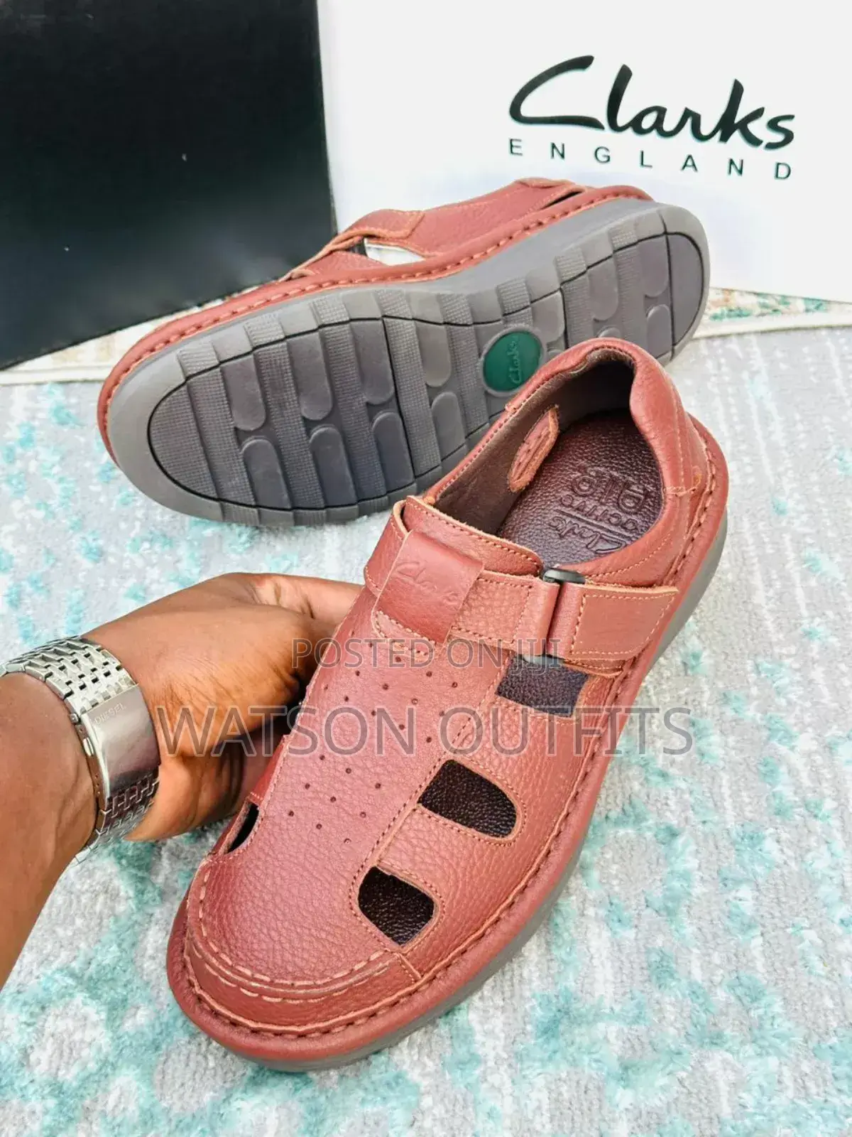 Full Box Leather Sandals