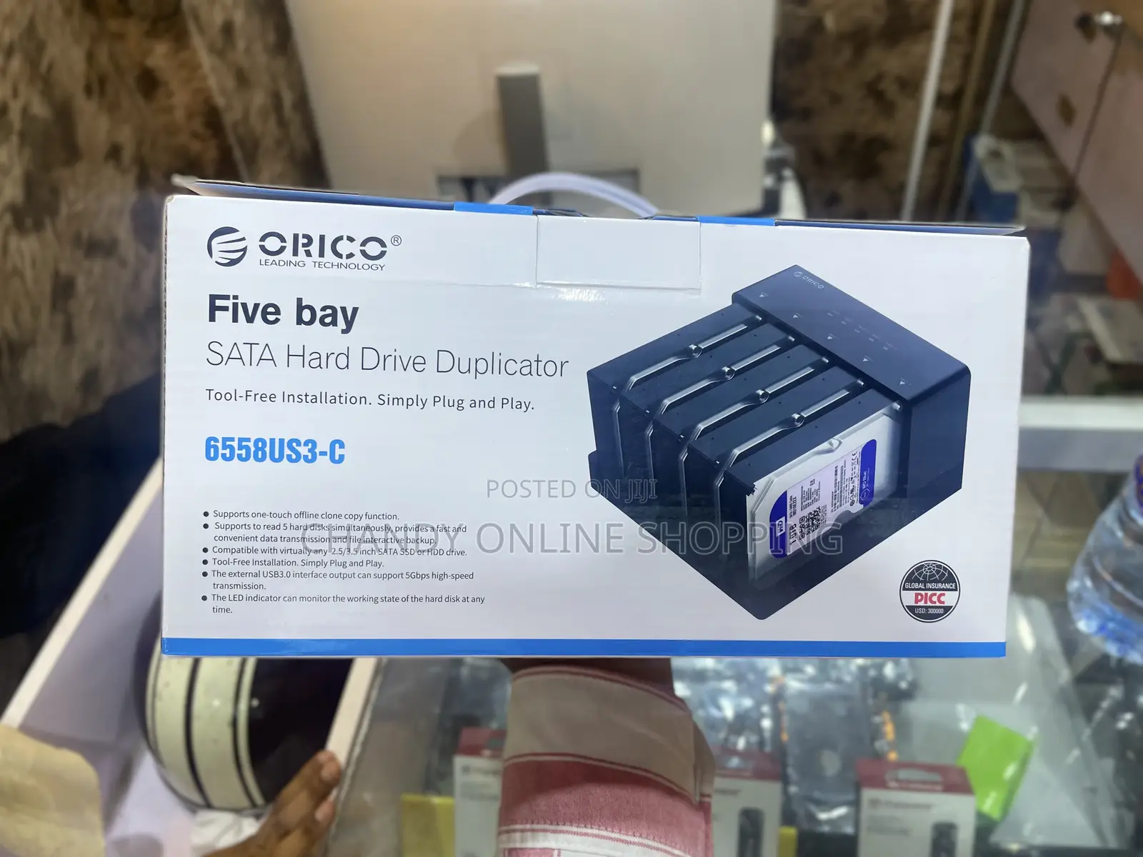 A Five-Bay SATA Hard Drive Duplicator