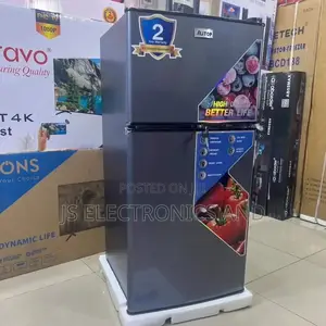 Alitop Friji Milango Miwili Pia Lina Funguo (BCD) Liter 101