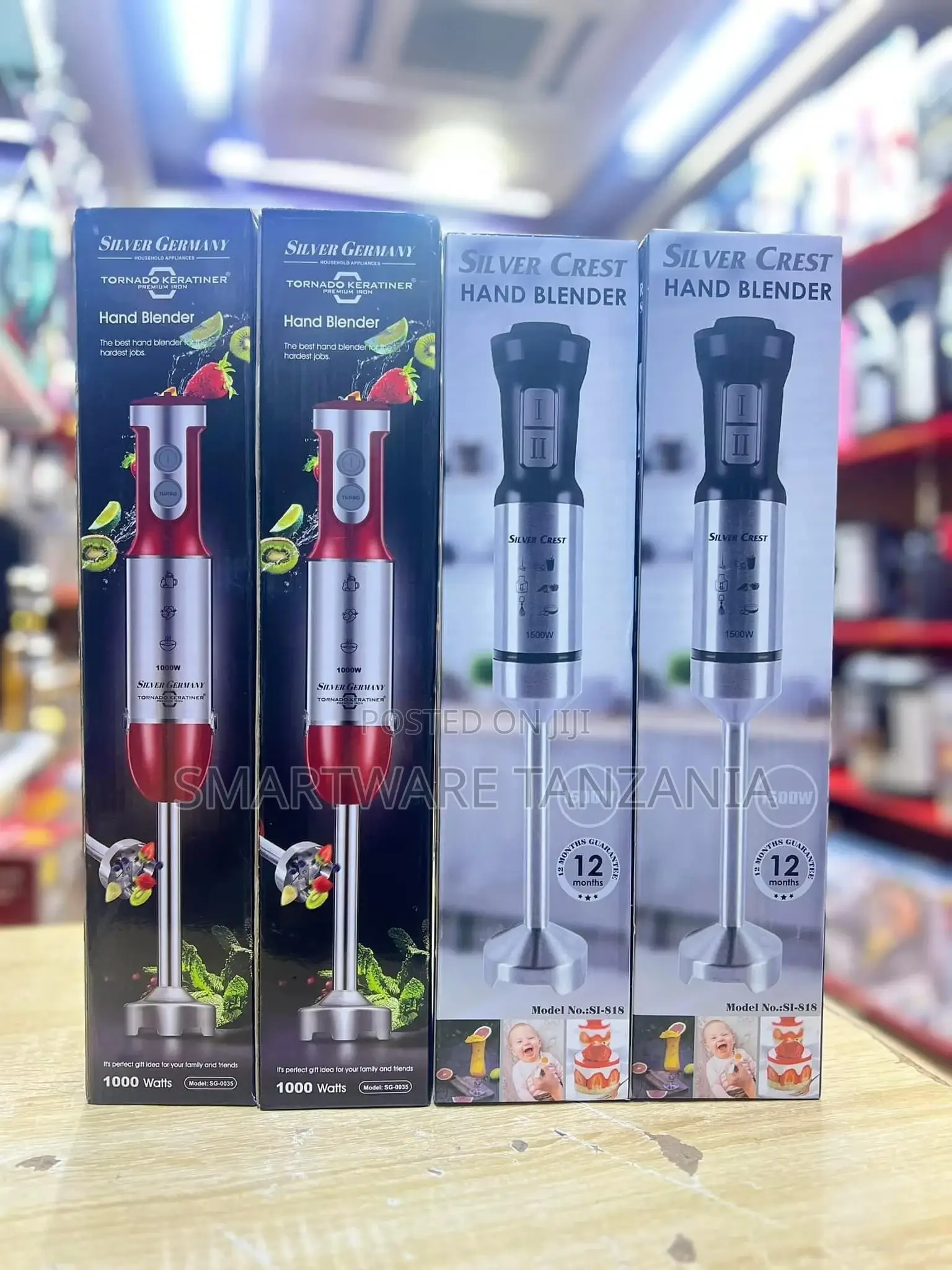 Hand Blender Stainless Steel 1000 W | Variable Speed Control