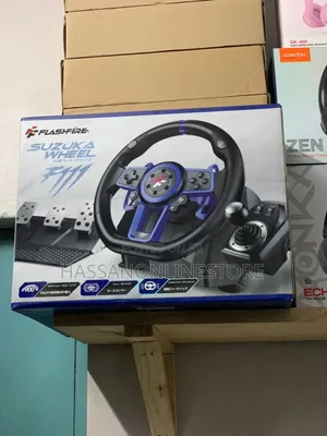 Suzuka Flashfire F111 Steering Wheel With 3 Pedals + Gearbox