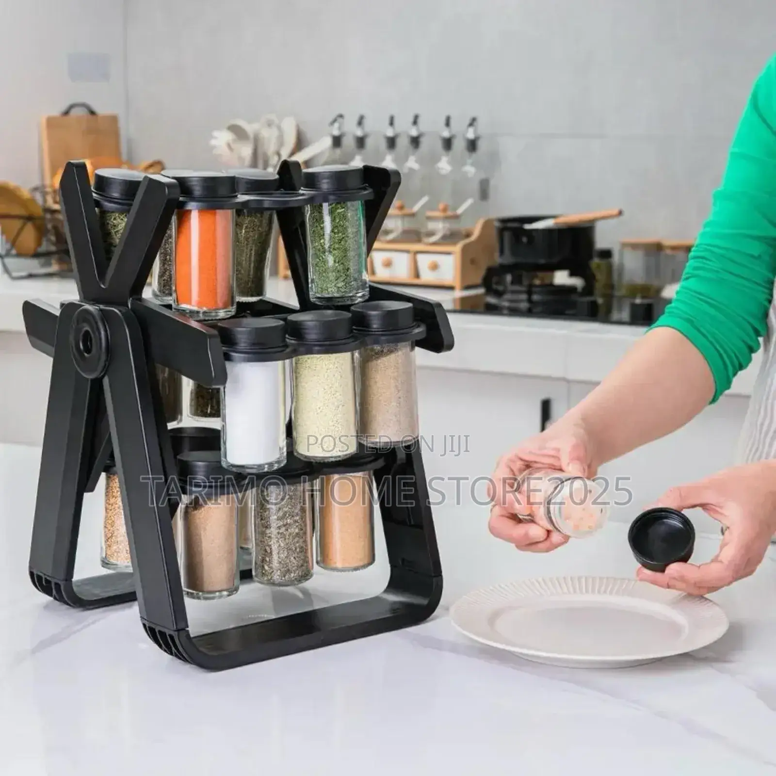 .18jar Rotating Spice Rack