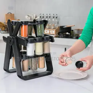 .18jar Rotating Spice Rack