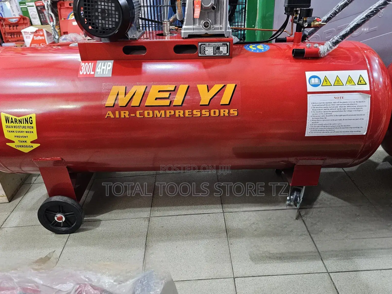 Meiyi Air Compressor 300L 4hp