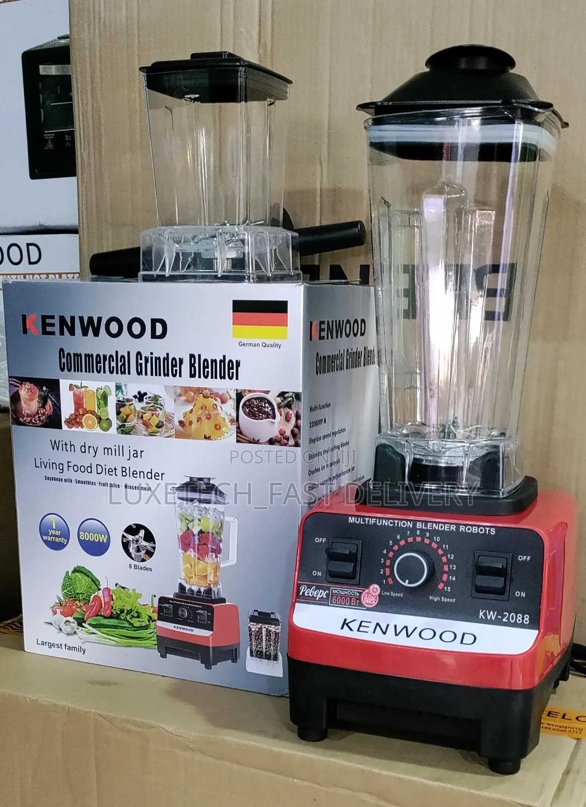 Kenwood Electric Blender 2.5l With Grinder 2 in 1