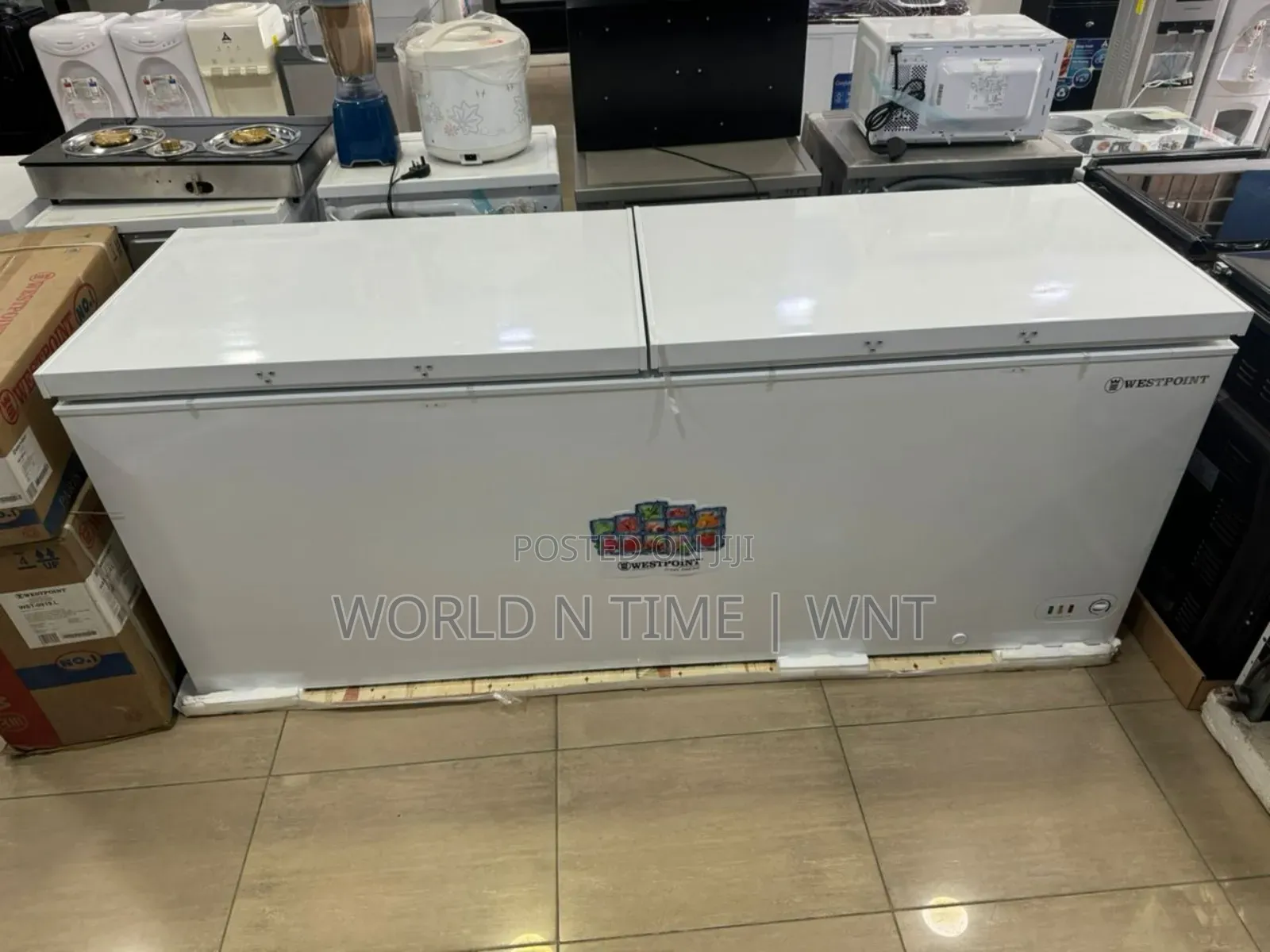 Westpoint WBEQ-7422.F2 Chest Freezer With 2 Doors, 670L