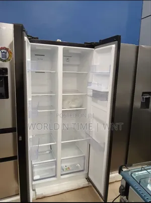 Delta Refrigerator Side by Side 432L Mirror Finishing.