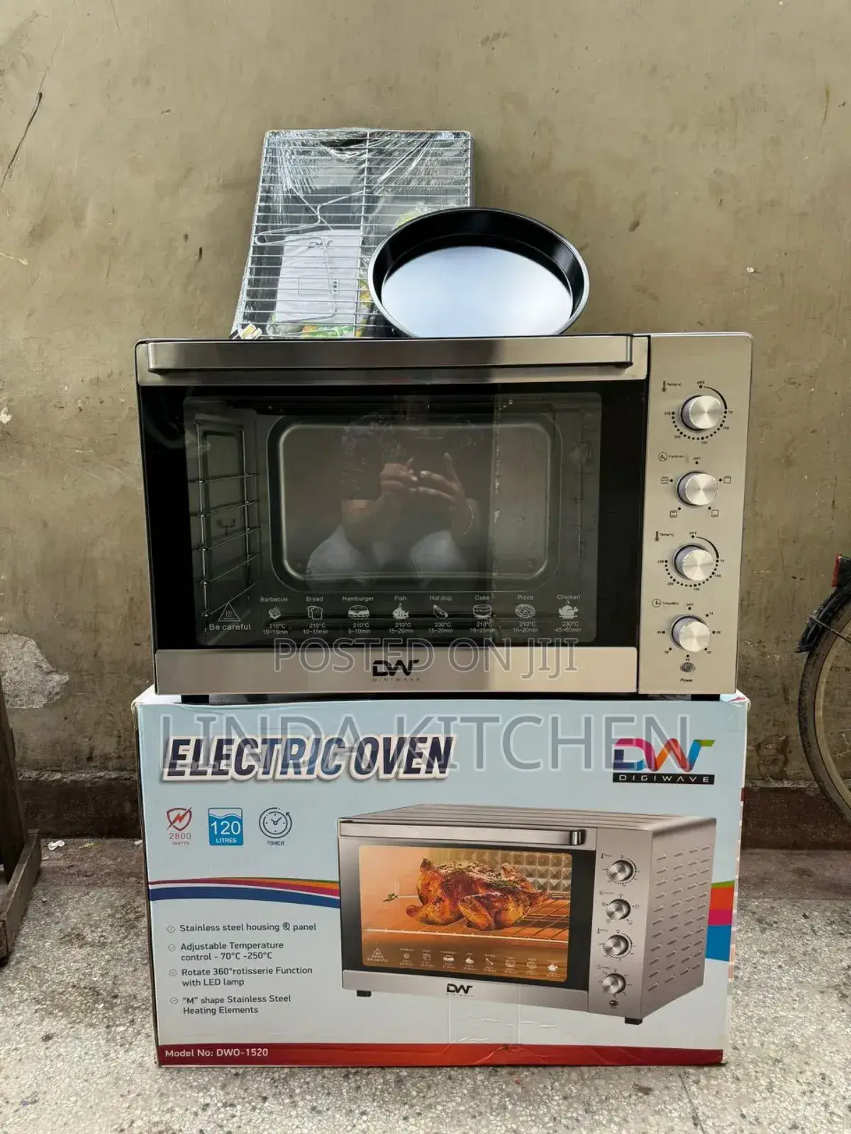 WD Electric Oven 120lt