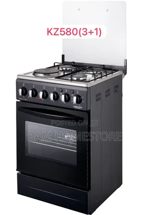 Cooker (3gas Burners+1 Electric Plate)