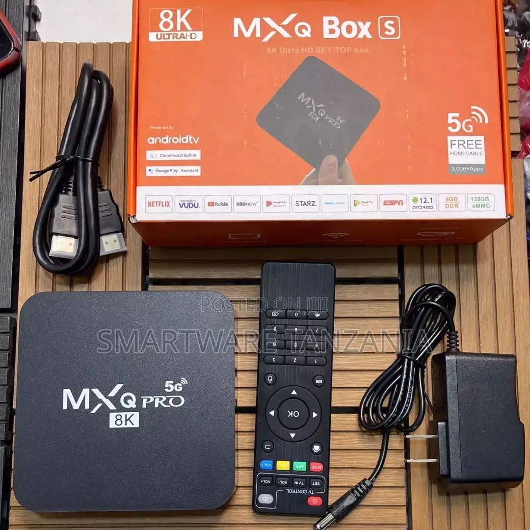 Media Streaming Android Tv Box With Display, 2.4g/5.0g