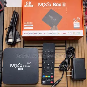 Media Streaming Android Tv Box With Display, 2.4g/5.0g