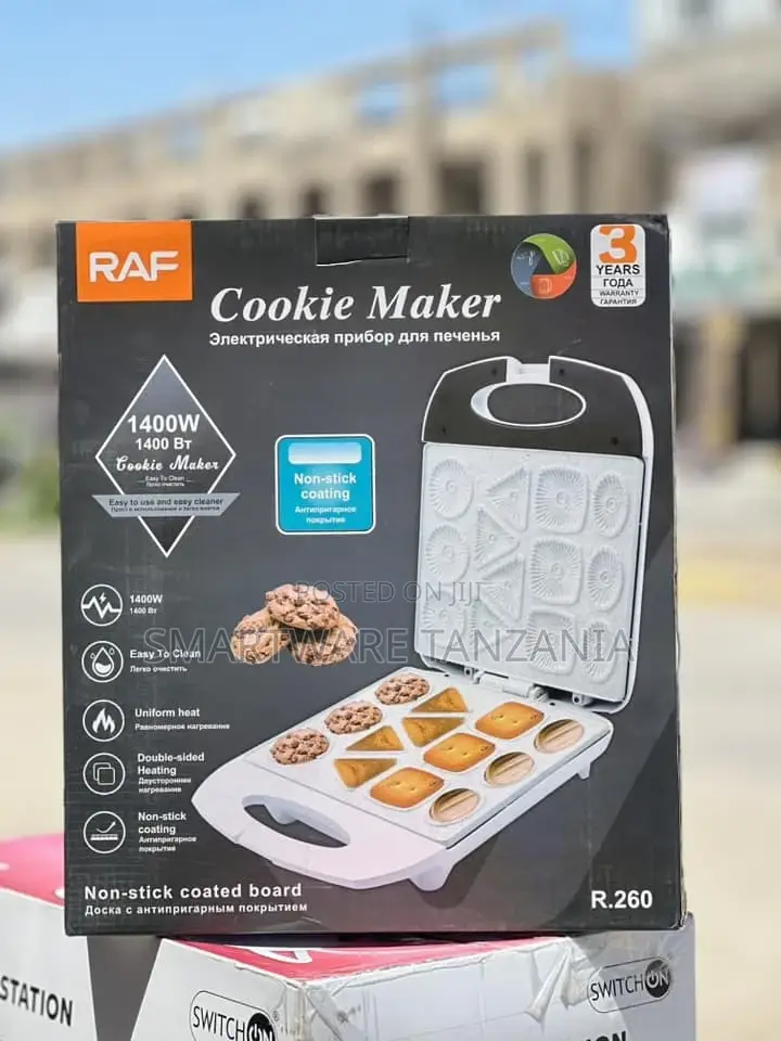 Electric Biscuit Maker, Non-stick Cake Snack Biscuit Machine