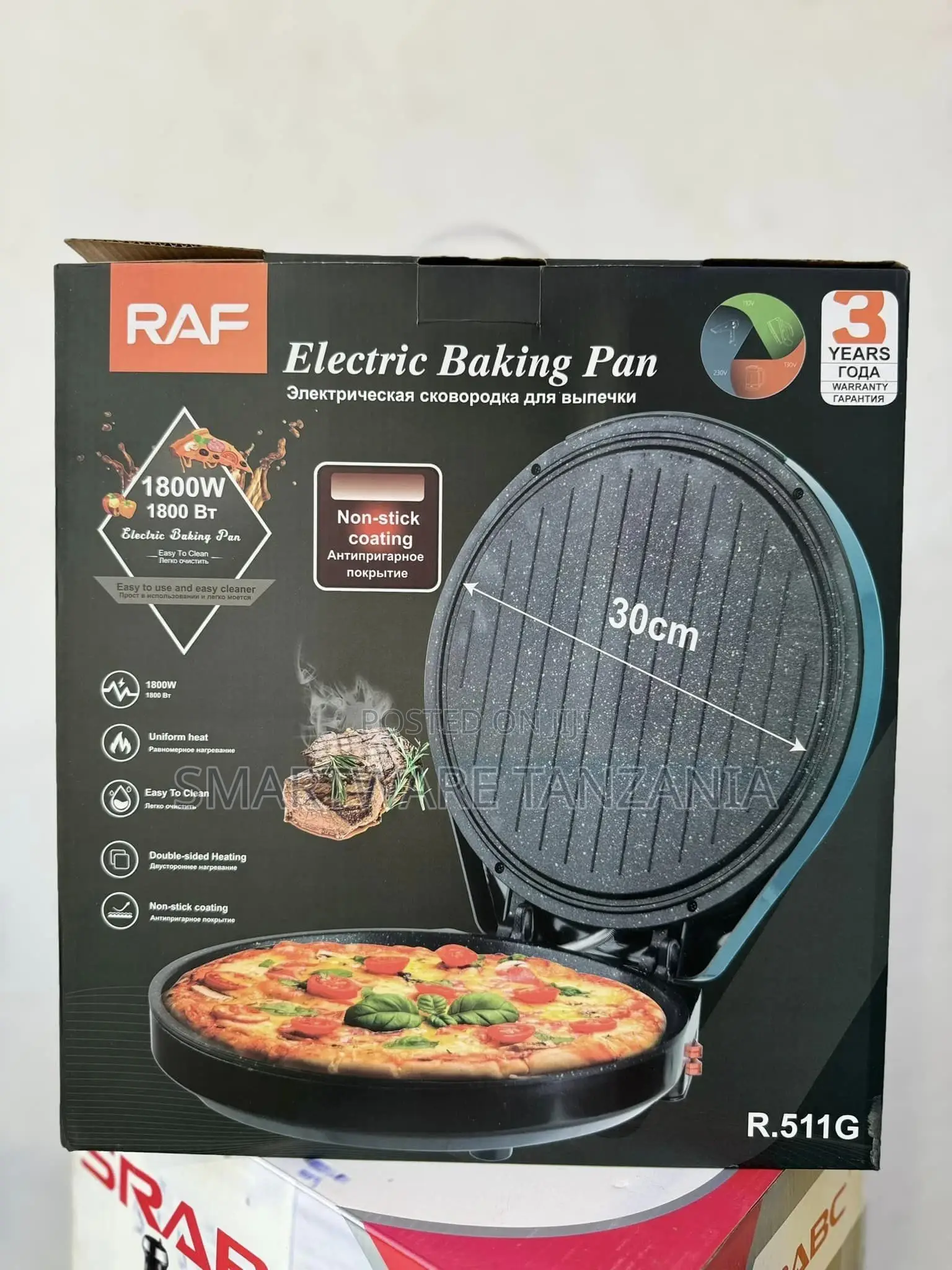 Non-stick Plates Pizza Oven Calzone Maker Oven For Home