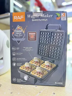 Waffle Snacks Maker Non-stick Four Slice Waffle Iron, 1200 W