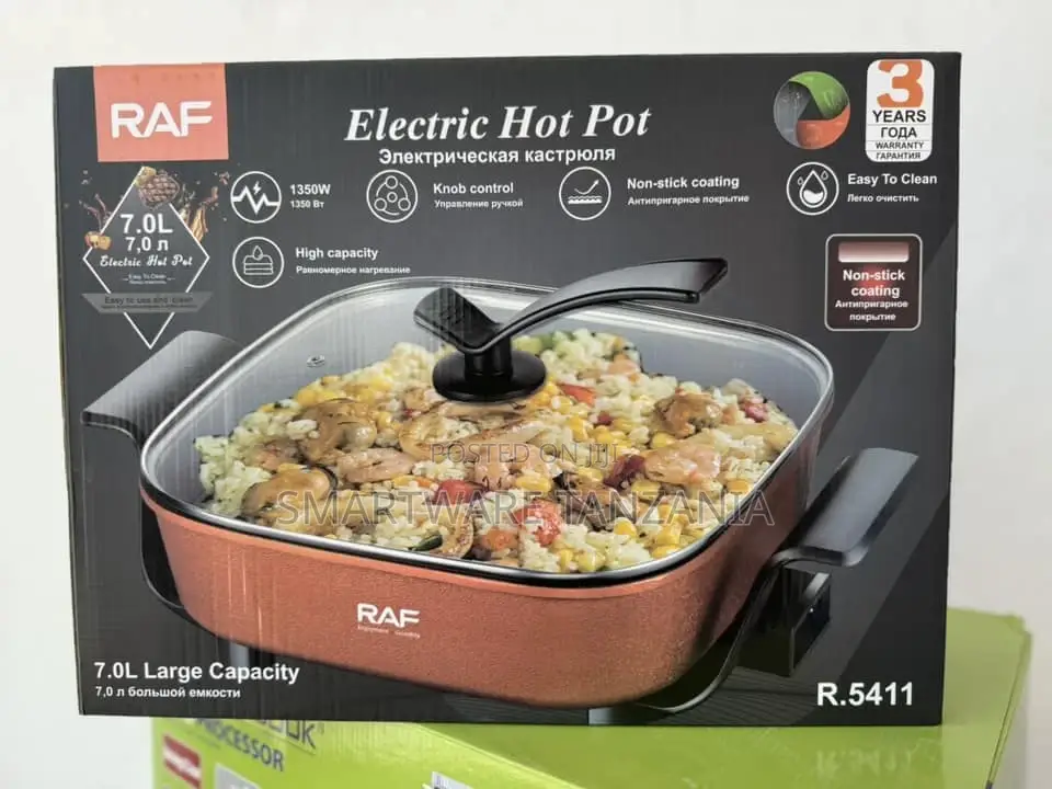 Electric Hot Pot Household Electric Wok, Non-stick Pot