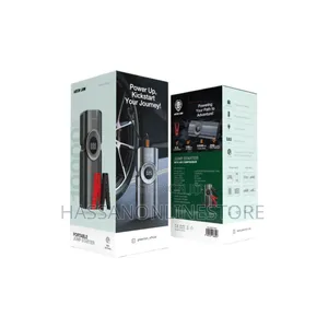 Green Lion Portable Jump Starter With Air Pump – Black