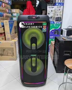 LEADDER Rechargeable Double Speaker With Mic and Amplifier