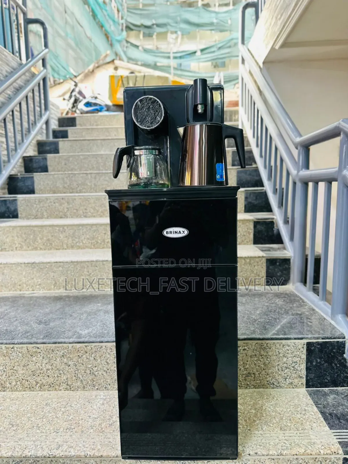 Water Dispenser Bottom Loading With Coffee and Water Kettle