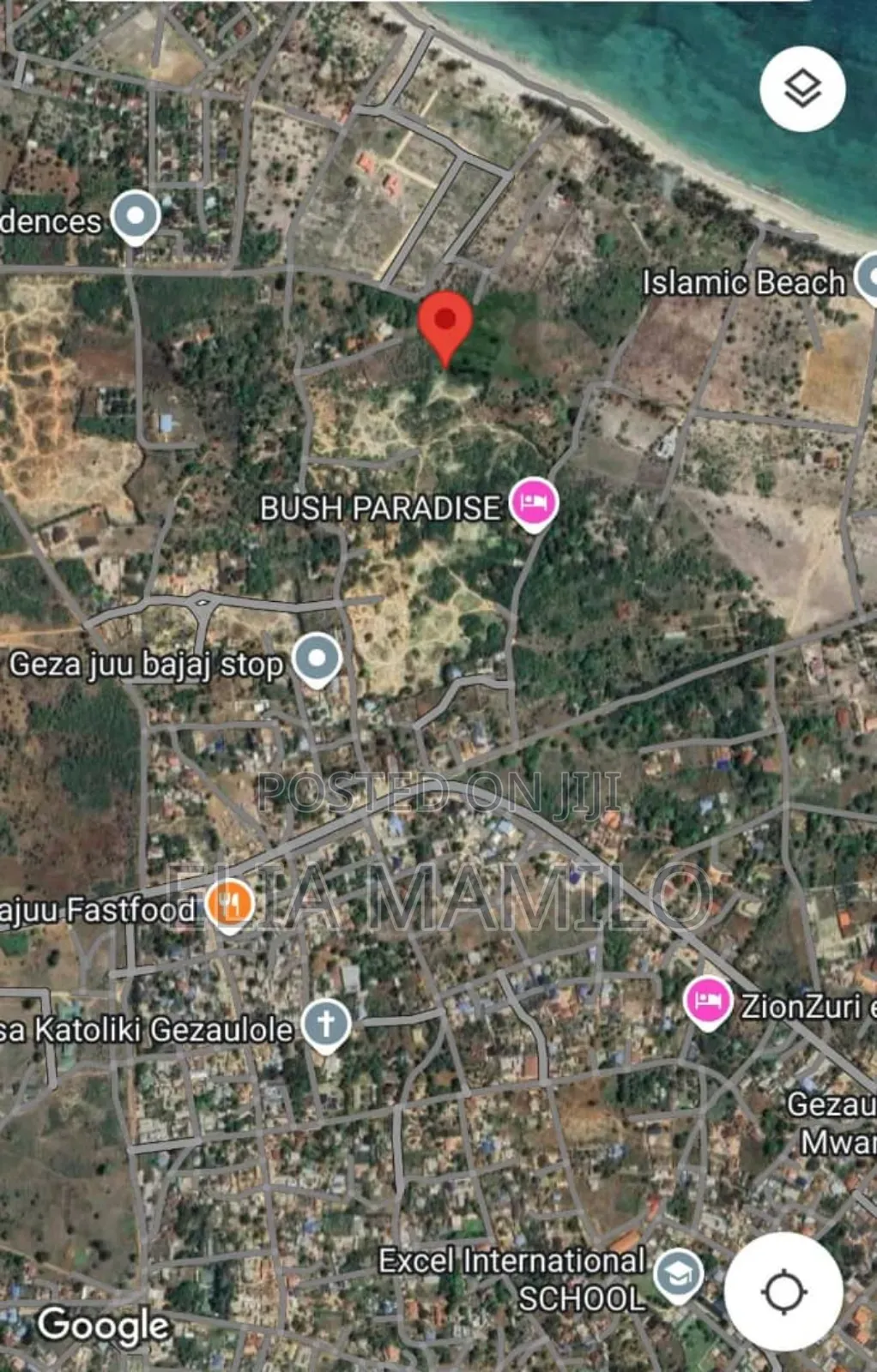 Beach Plot Number Two (Second Row) for Sale in KIGAMBONI,