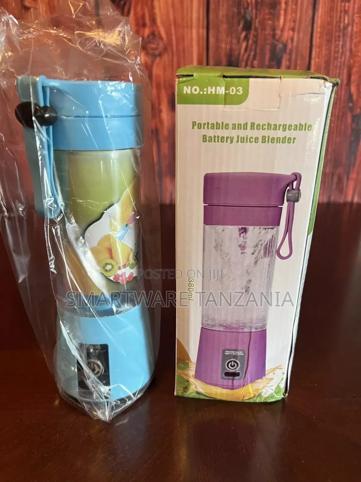 Portable Blender Juicer Cup USB Rechargeable Smoothies Mixer
