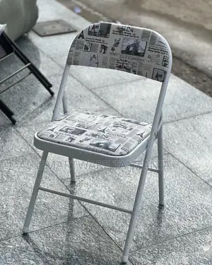 Folding Chair With Non-slip Foot Pads, For Home, Office