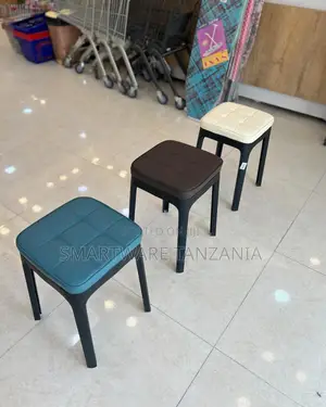 Chair PU Leather, Bar Stool, Square Stool Without Backrest