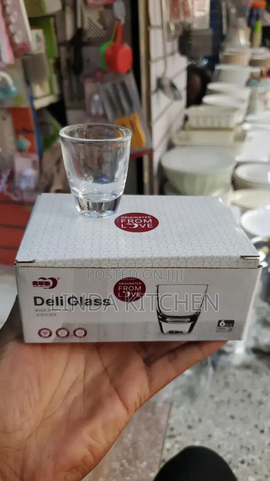 Bode Shot Glass 34ml, 6pcs
