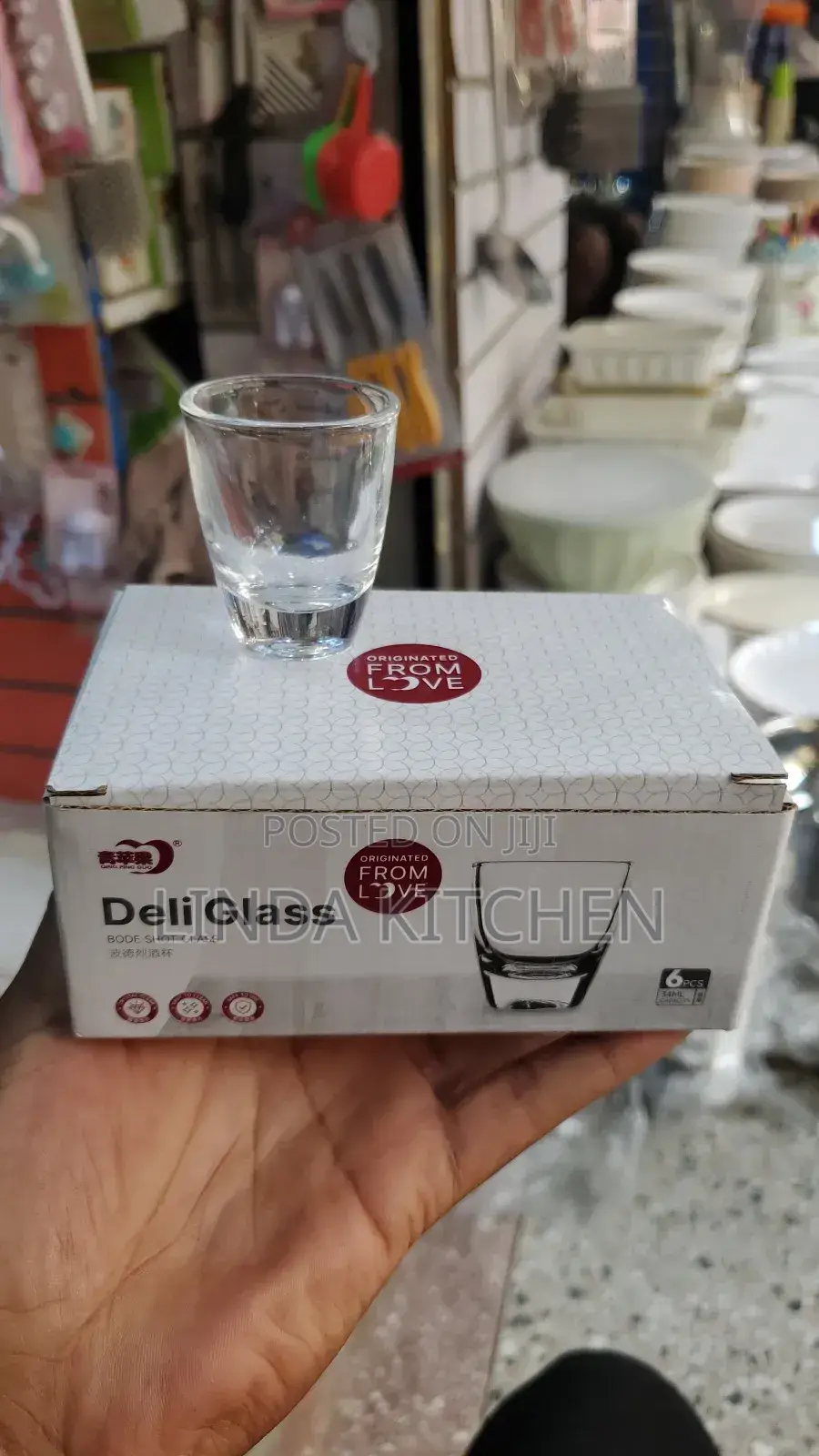 Bode Shot Glass 34ml, 6pcs