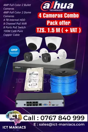 Limited Offer! 4 Camera’S Pack Offer