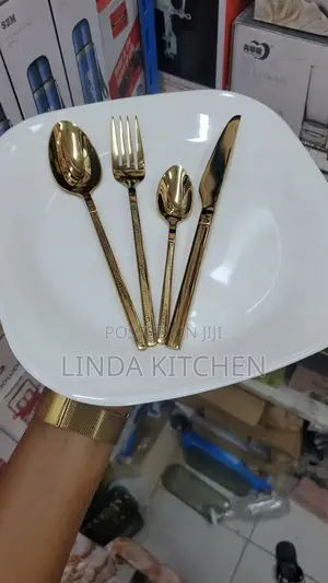 Gold Cuttery Set 24pcs