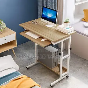 Adjustable Height Home Computer Table Monitor Stand Desk