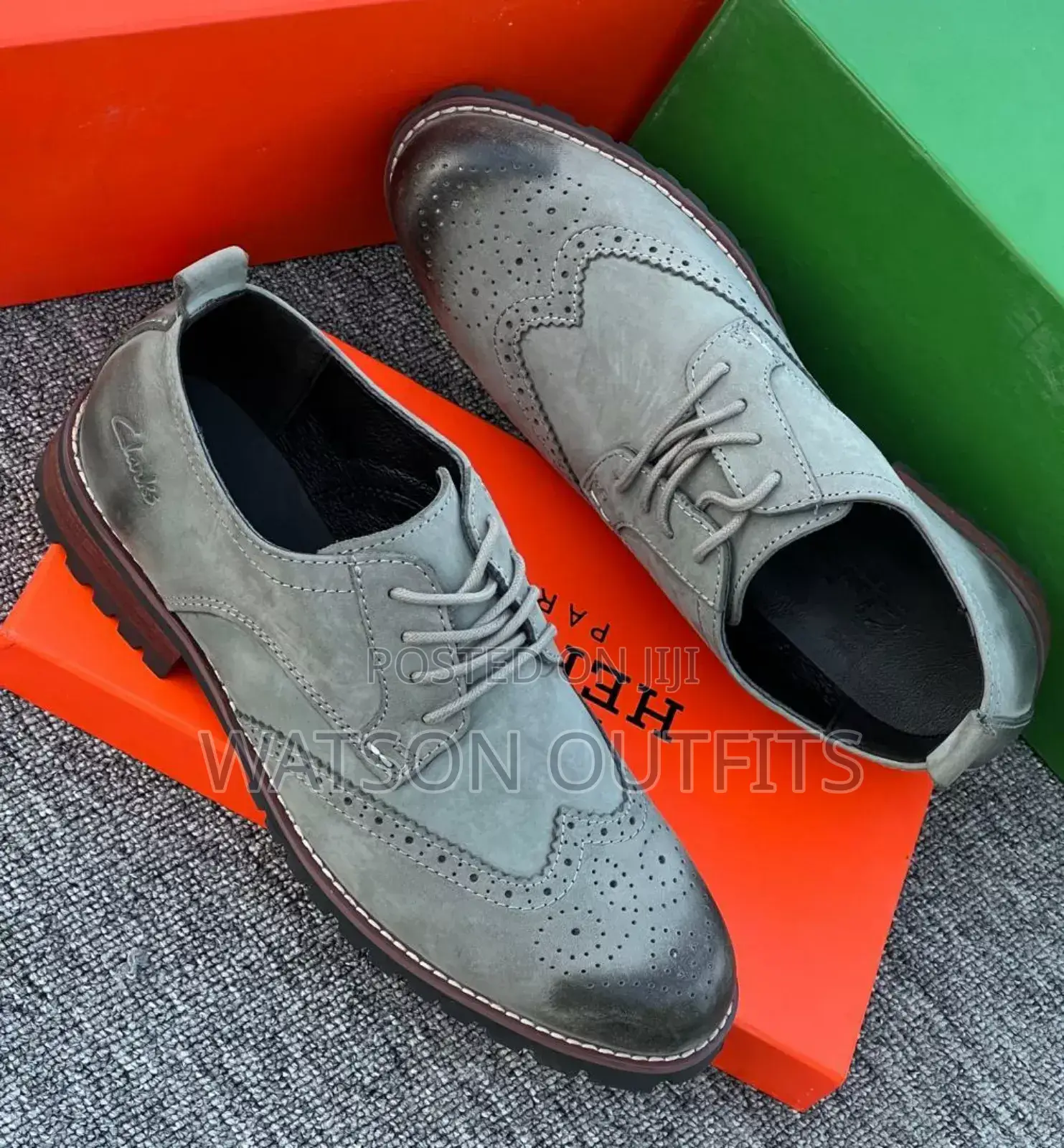 Viatu Vya Ngozi Vya Clarks