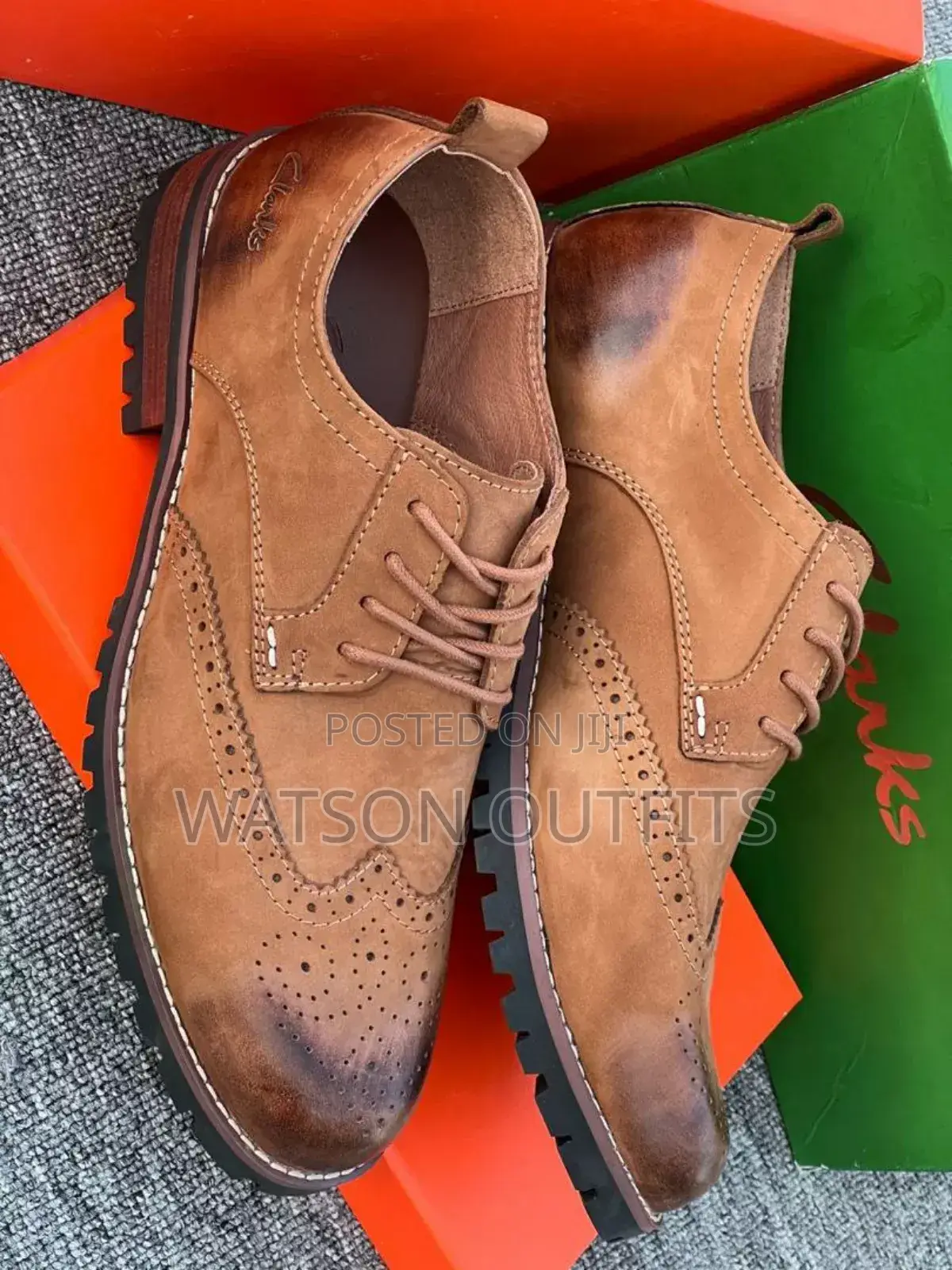 Viatu Vya Ngozi Vya Clarks