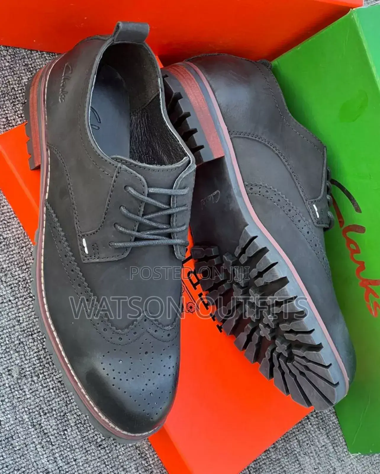 Viatu Vya Ngozi Vya Clarks