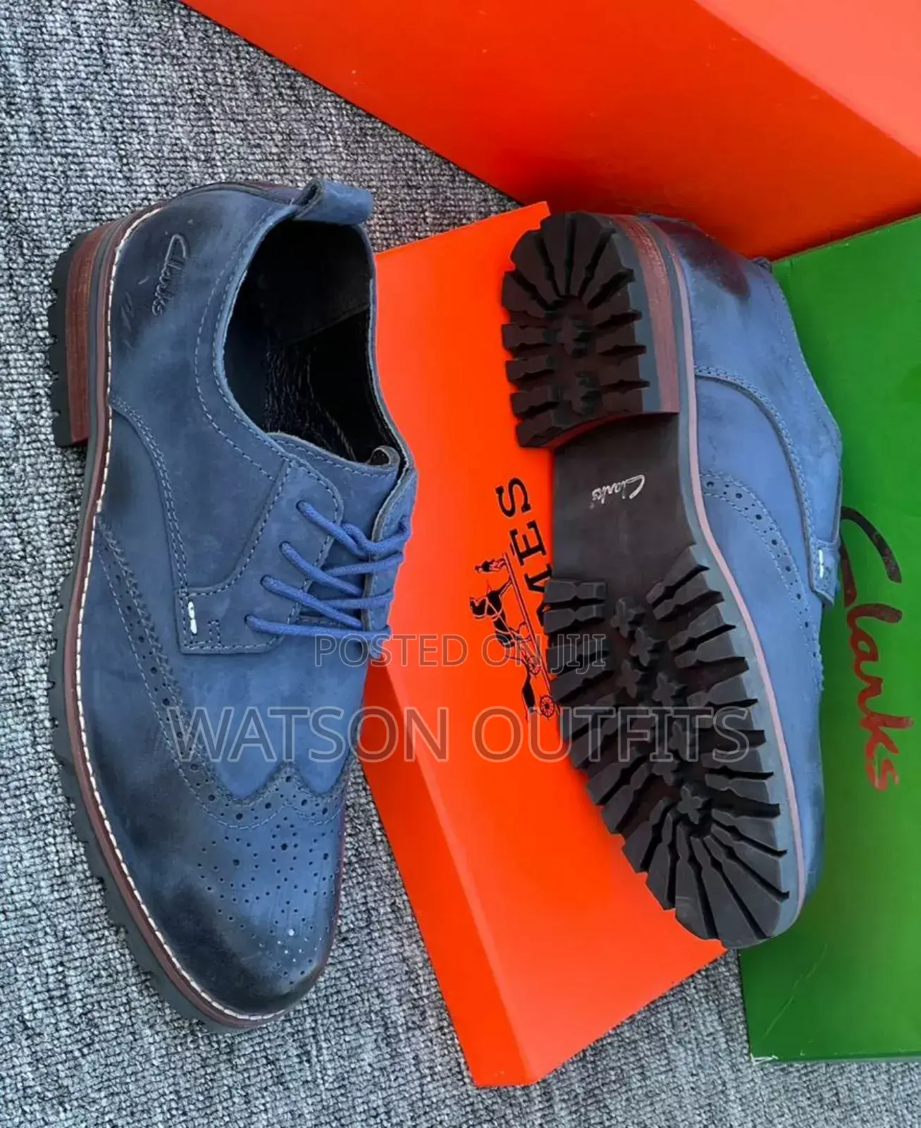 Viatu Vya Ngozi Vya Clarks