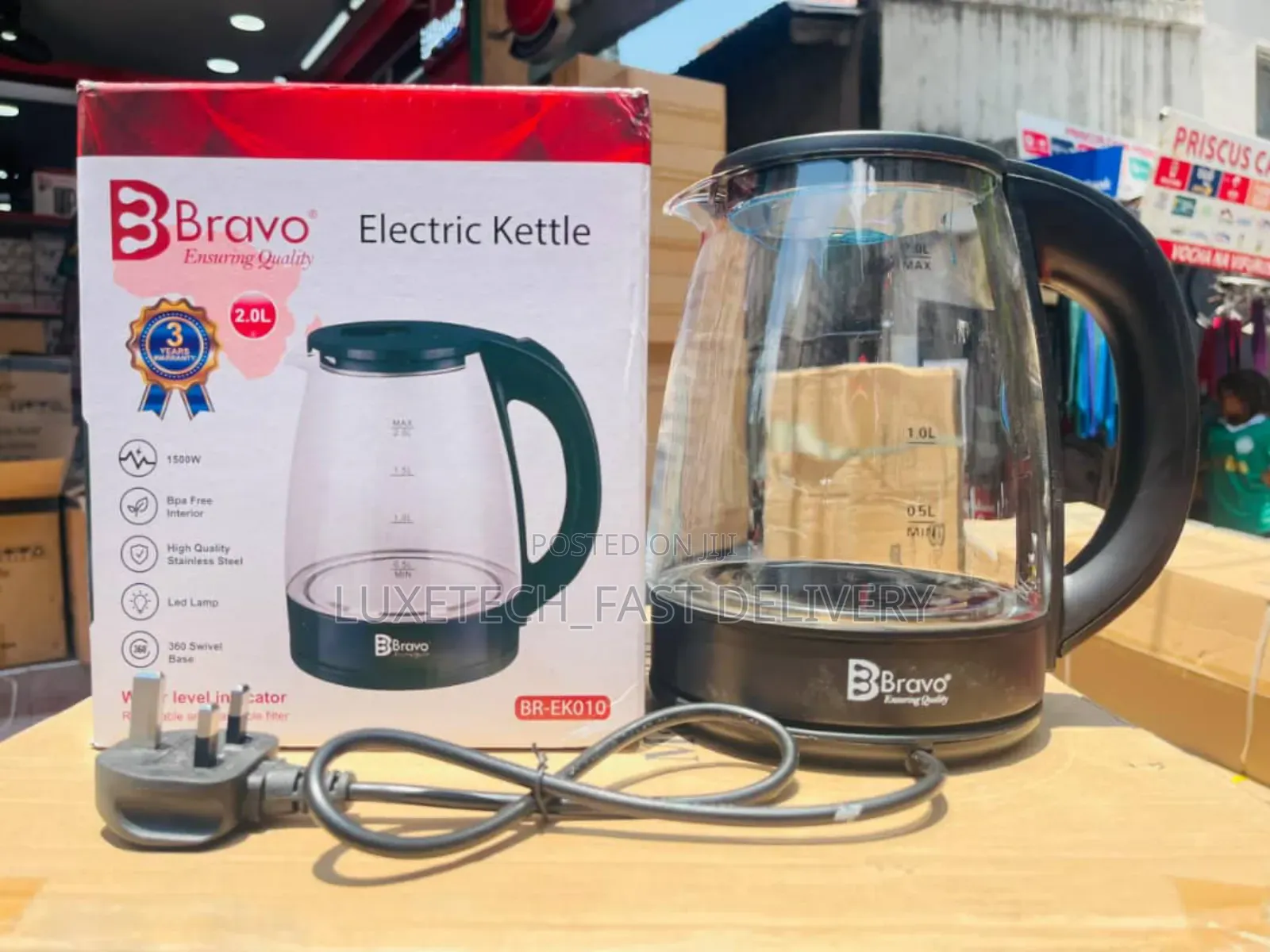 Transparent Electric Kettle 2l