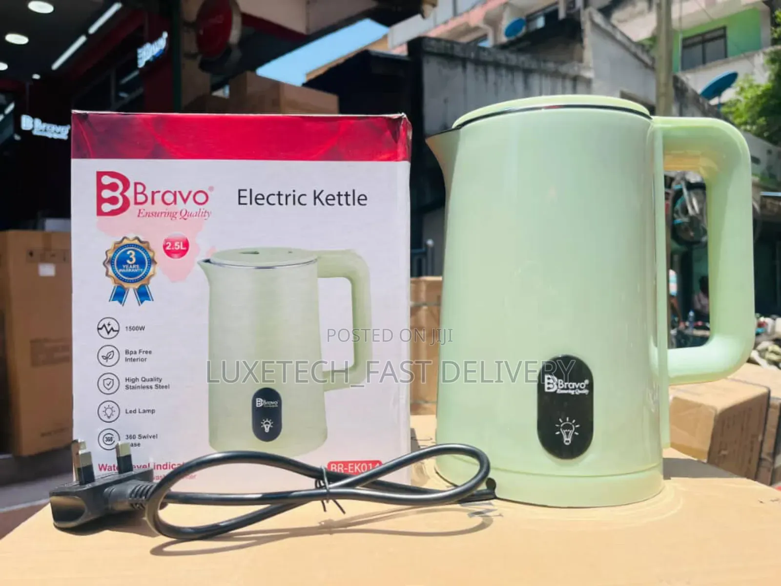Bravo Electric Kettle 2.5L